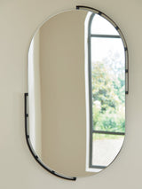 Valkings Black Accent Mirror (Set of 2) by Ashley at Eve Furniture