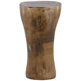 Valkyr Side Table, Antique Brass by Dovetail at Eve Furniture