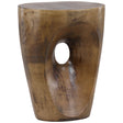 Valkyr Side Table, Antique Brass by Dovetail at Eve Furniture