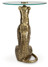 Vallain Antique Gold Finish Accent Table by Ashley at Eve Furniture