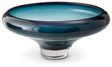 Vallborough Teal Blue Bowl by Ashley at Eve Furniture