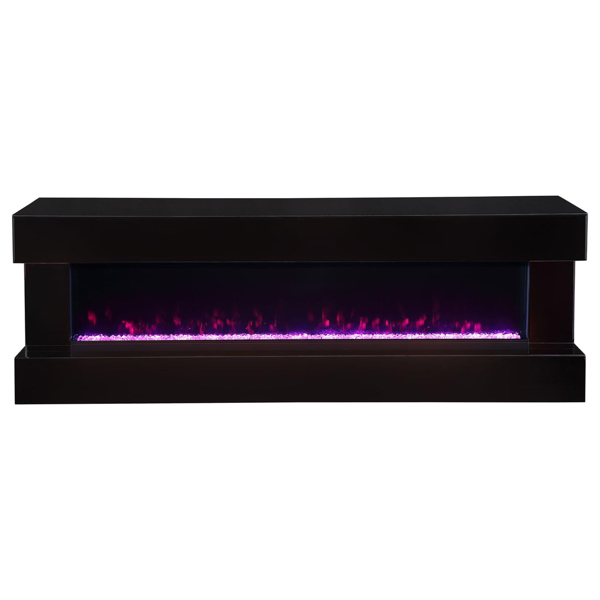 Vallerie 71" Electric Fireplace TV Stand Black