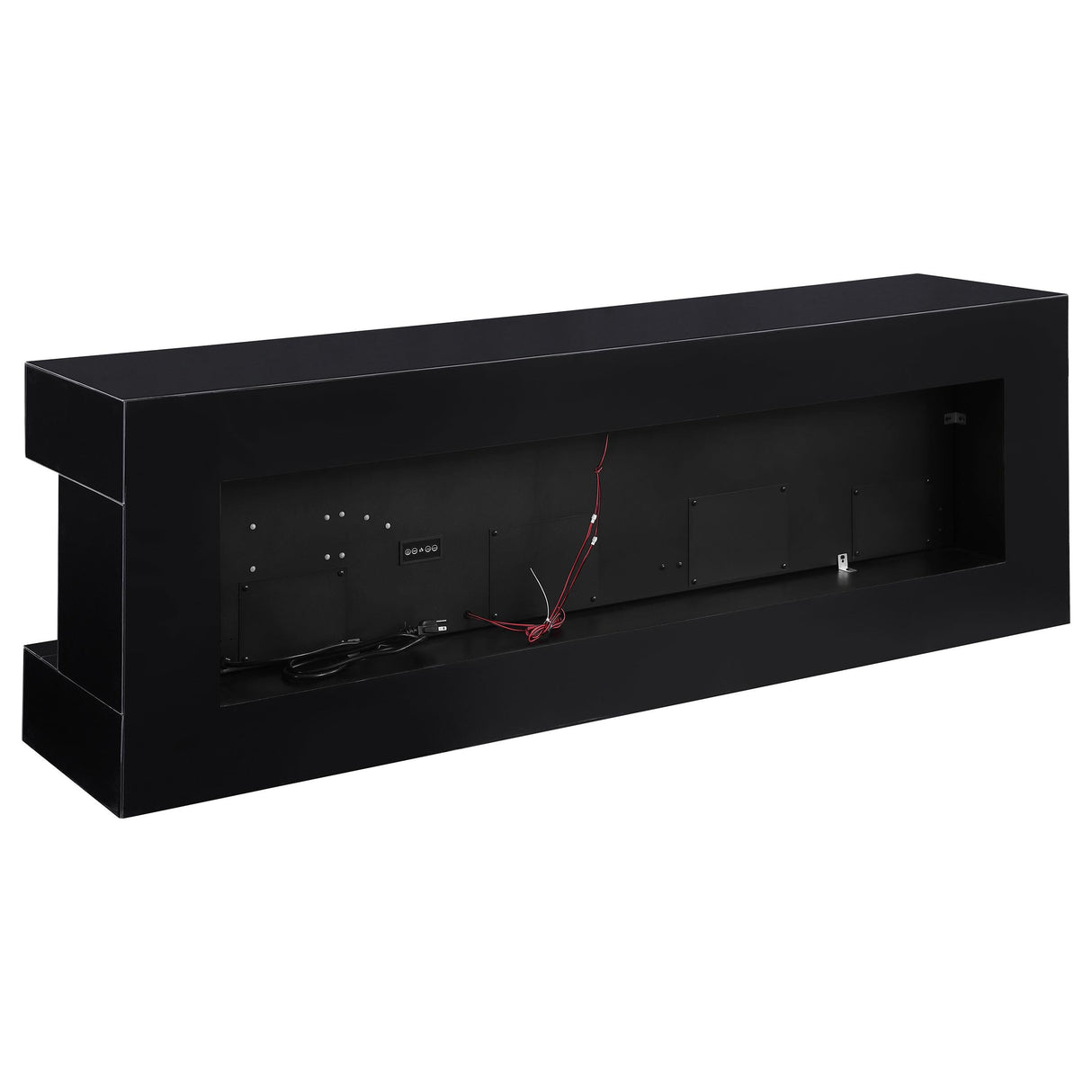 Vallerie 71" Electric Fireplace TV Stand Black