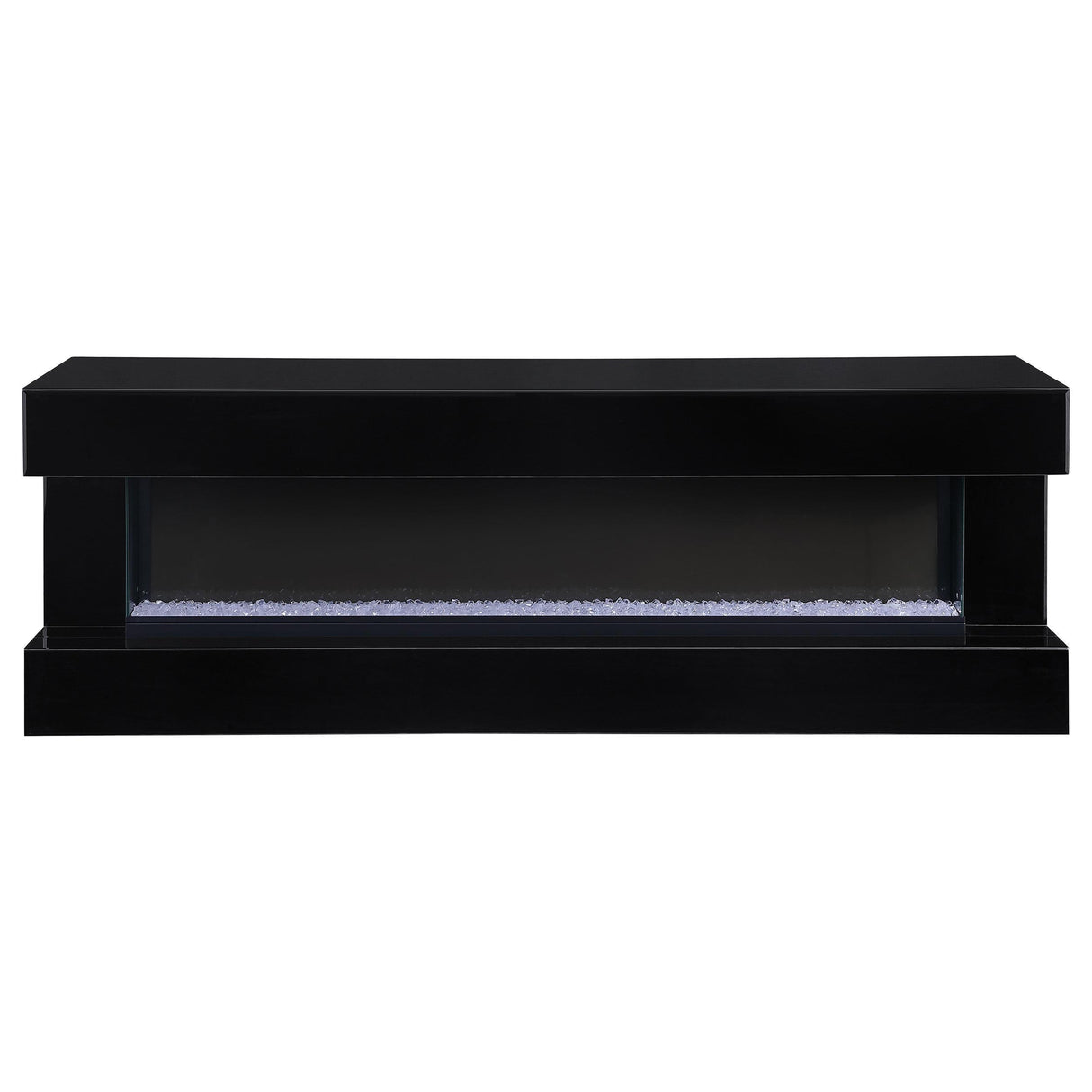 Vallerie Black 71" Electric Fireplace TV Stand by Coaster at Eve Furniture