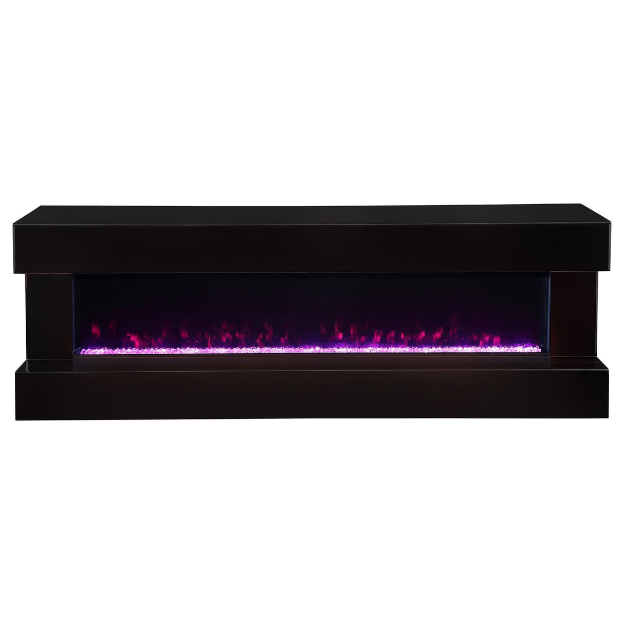 Vallerie Black 71" Electric Fireplace TV Stand by Coaster at Eve Furniture
