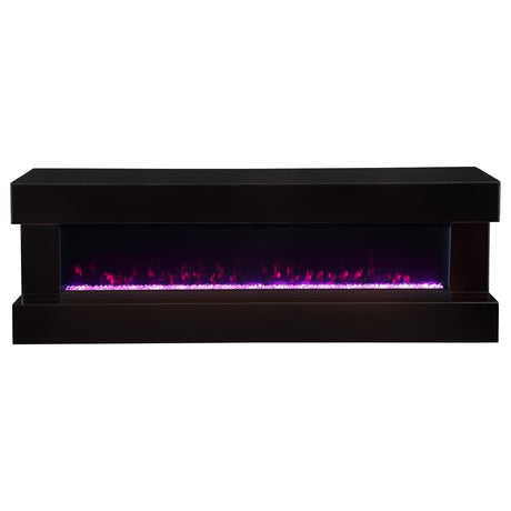 Vallerie Black 71" Electric Fireplace TV Stand by Coaster at Eve Furniture