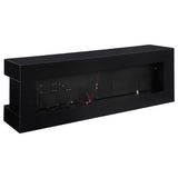 Vallerie Black 71" Electric Fireplace TV Stand by Coaster at Eve Furniture