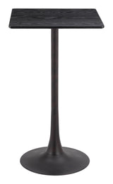 Valleta Black Bar Table by Zuomod at Eve Furniture