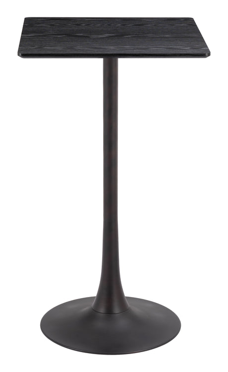 Valleta Black Bar Table by Zuomod at Eve Furniture