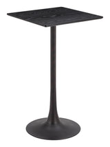 Valleta Black Bar Table by Zuomod at Eve Furniture