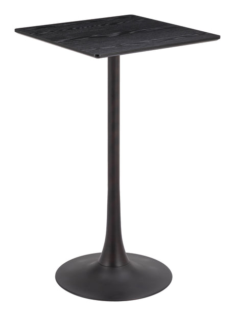 Valleta Black Bar Table by Zuomod at Eve Furniture