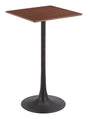 Valleta Brown Bar Table by Zuomod at Eve Furniture