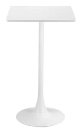Valleta White Bar Table by Zuomod at Eve Furniture