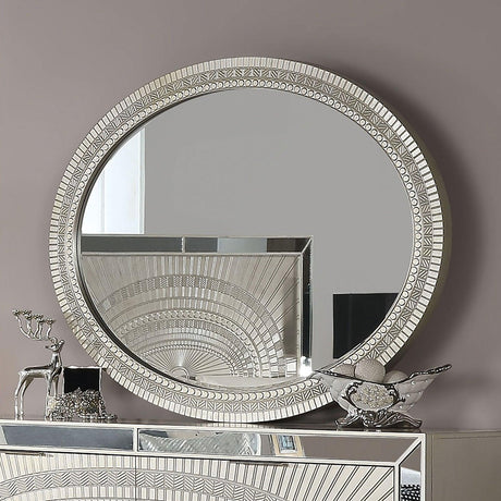 Valletta Champagne Mirror by Furniture of America at Eve Furniture