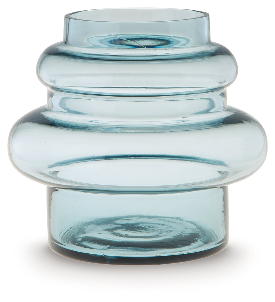 Vallmen Blue Vase by ASHLEY FURNITURE at Eve Furniture
