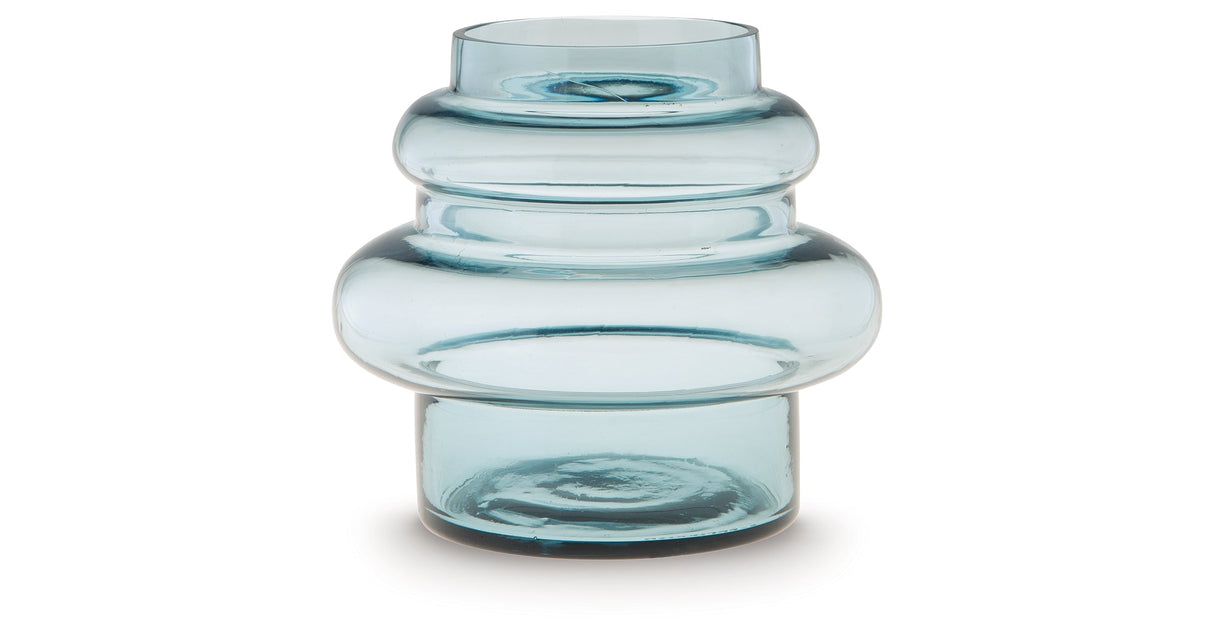 Vallmen Blue Vase by ASHLEY FURNITURE at Eve Furniture
