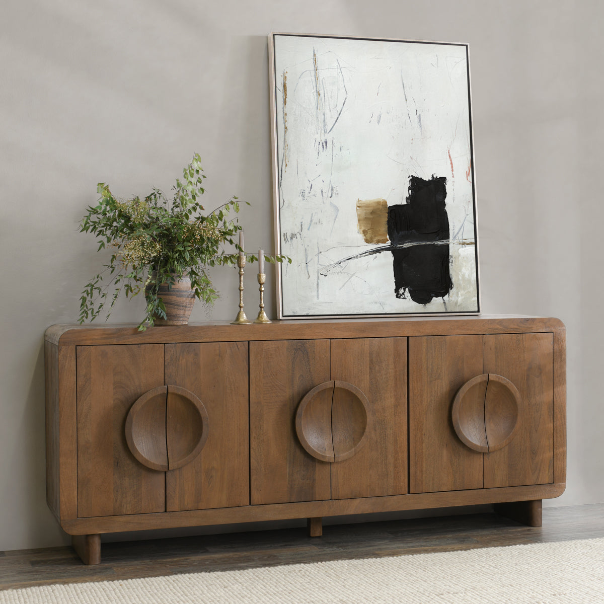 Vally Natural Buffet by Classic Home at Eve Furniture