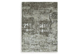 Valmontic Gray Medium Rug by Ashley at Eve Furniture