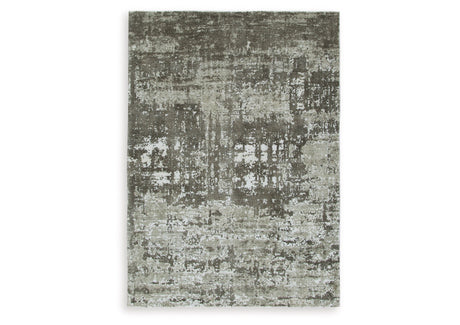 Valmontic Gray Medium Rug by Ashley at Eve Furniture