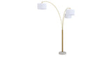 Valo Gold Finish Arc Lamp by Ashley at Eve Furniture