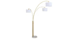 Valo Gold Finish Arc Lamp by Ashley at Eve Furniture