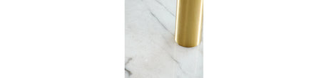 Valo Gold Finish Arc Lamp by Ashley at Eve Furniture