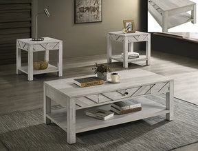 Valor Beige 3-Piece Cocktail Set by Crown Mark at Eve Furniture