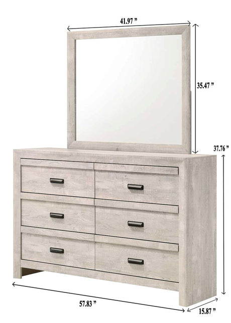 Valor Beige Bedroom Set by Crown Mark at Eve Furniture