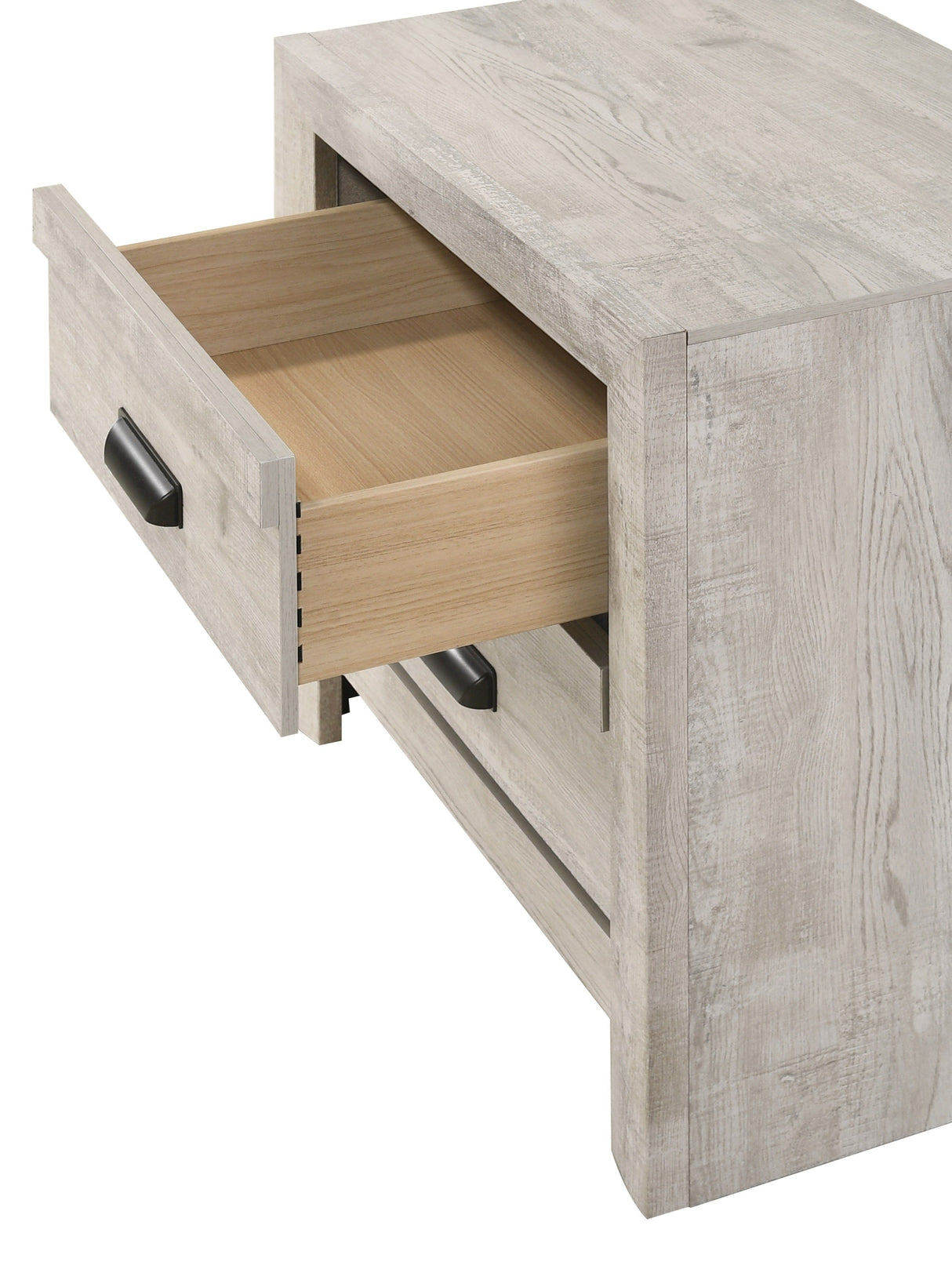 Valor Beige Nightstand by Crown Mark at Eve Furniture