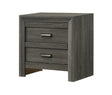 Valor Gray Nightstand by Crown Mark at Eve Furniture