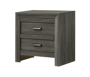 Valor Gray Nightstand by Crown Mark at Eve Furniture