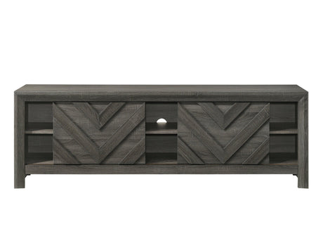 Valor Gray TV Stand by Crown Mark at Eve Furniture
