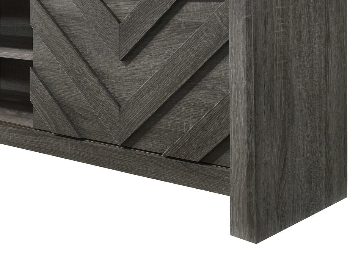 Valor Gray TV Stand by Crown Mark at Eve Furniture