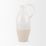 Valora Black Speckled Cream w/ Light Beige Ceramic Jug by Mercana at Eve Furniture