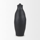 Valora Matte Black Ceramic Jug by Mercana at Eve Furniture