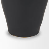 Valora Matte Black Ceramic Jug by Mercana at Eve Furniture
