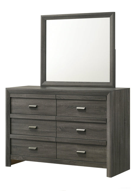 Valor Gray Bedroom Set by Crown Mark at Eve Furniture