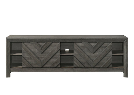 Valor Gray TV Stand by Crown Mark at Eve Furniture