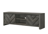 Valor Gray TV Stand by Crown Mark at Eve Furniture