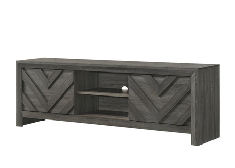 Valor Gray TV Stand by Crown Mark at Eve Furniture