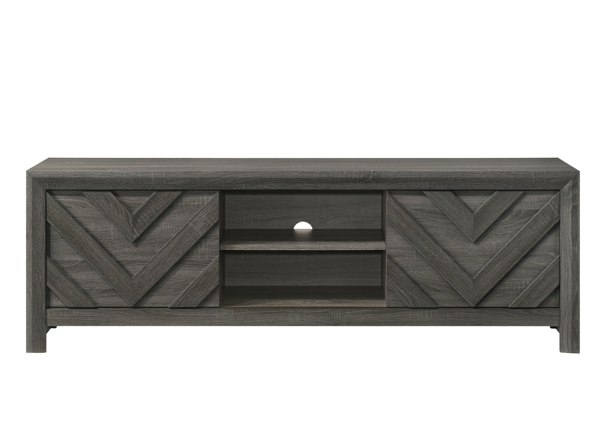 Valor Gray TV Stand by Crown Mark at Eve Furniture