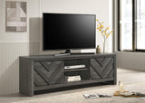 Valor Gray TV Stand by Crown Mark at Eve Furniture