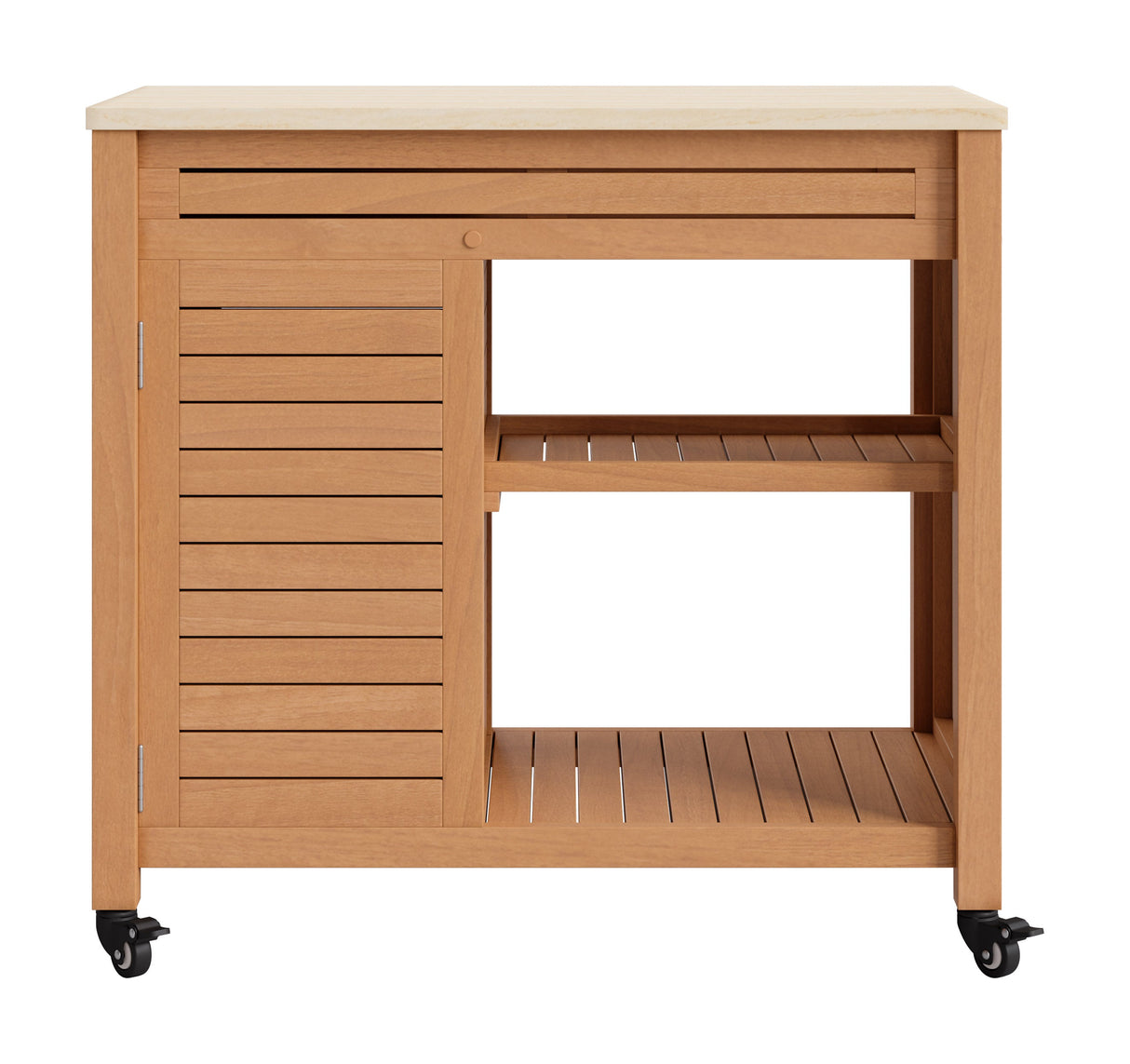 Valtan Natural Bar Cart by Zuomod at Eve Furniture
