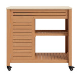 Valtan Natural Bar Cart by Zuomod at Eve Furniture