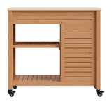 Valtan Natural Bar Cart by Zuomod at Eve Furniture