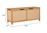Valtan Natural Outdoor Storage Chest by Zuomod at Eve Furniture