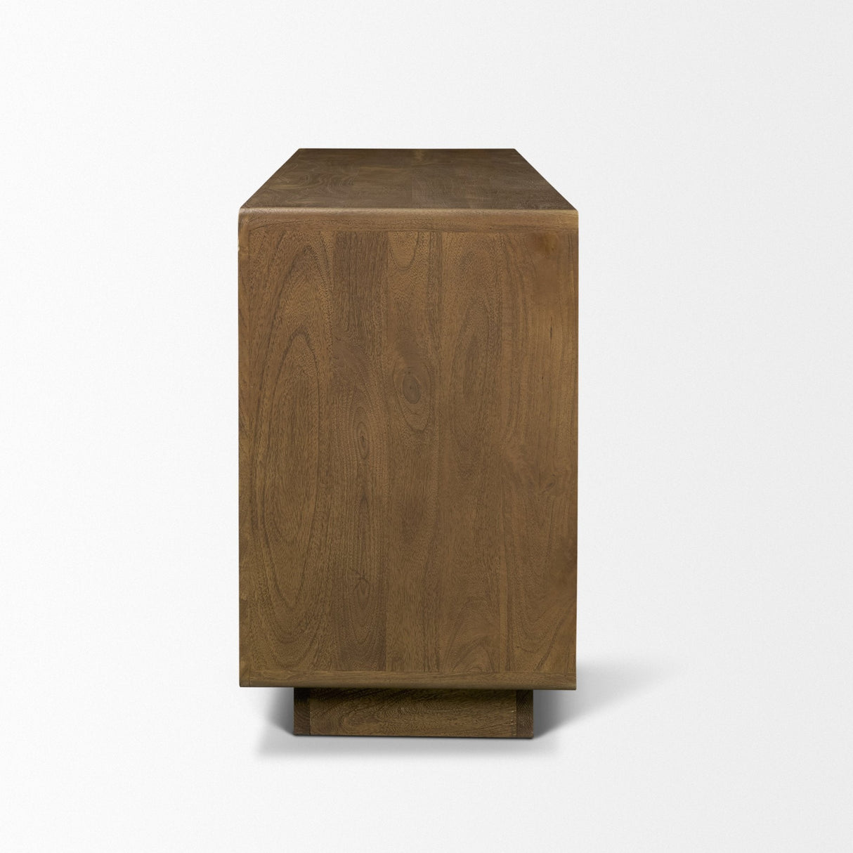Valterra Dark Brown Wood w/ Cappuccino Marble 4 Door Sideboard by Mercana at Eve Furniture