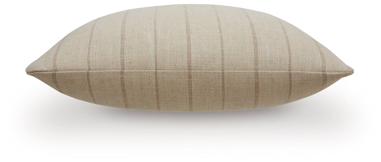 Valwick Beige/Brown Pillow (Set of 4) by Ashley at Eve Furniture