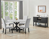 Vance Black Faux Marble Top Sideboard by Crown Mark at Eve Furniture