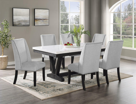 Vance Dove Dining Chair, Set of 2 by Crown Mark at Eve Furniture